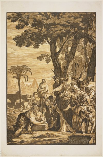 The Finding of Moses, 1741 by John Baptist Jackson